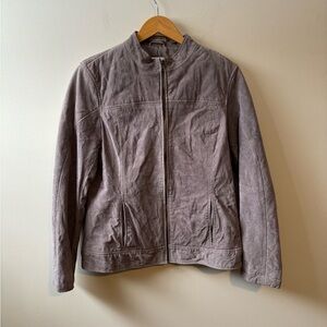 Ruff Hewn Taupe Leather Jacket